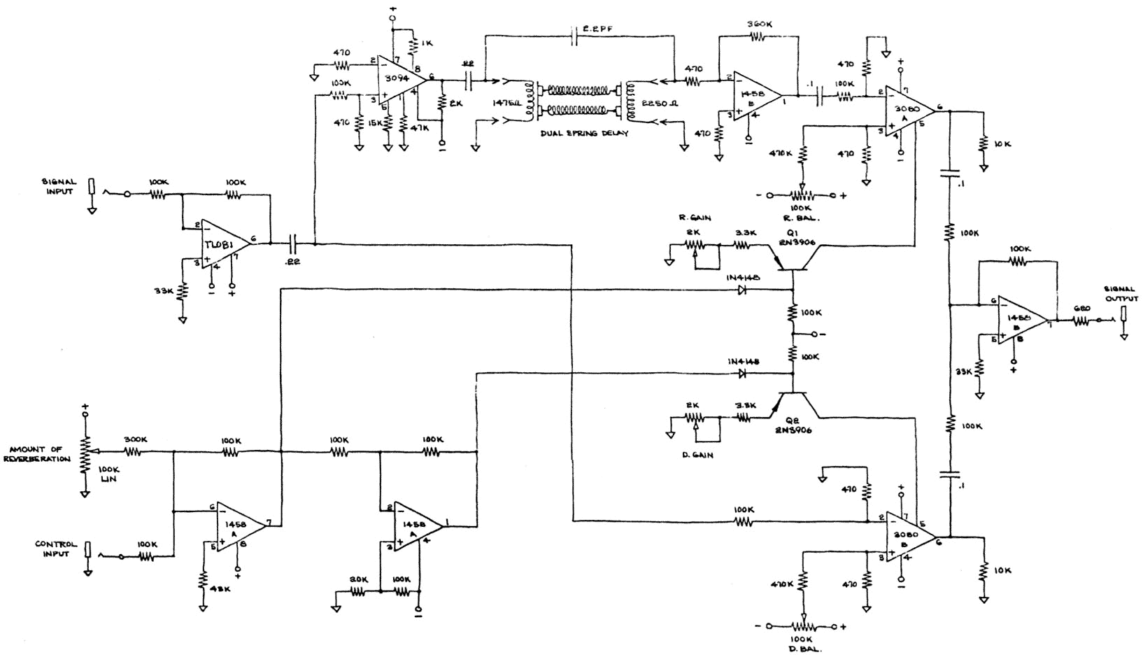 Experimentalists Anonymous DIY Archives reverb driver schematic 